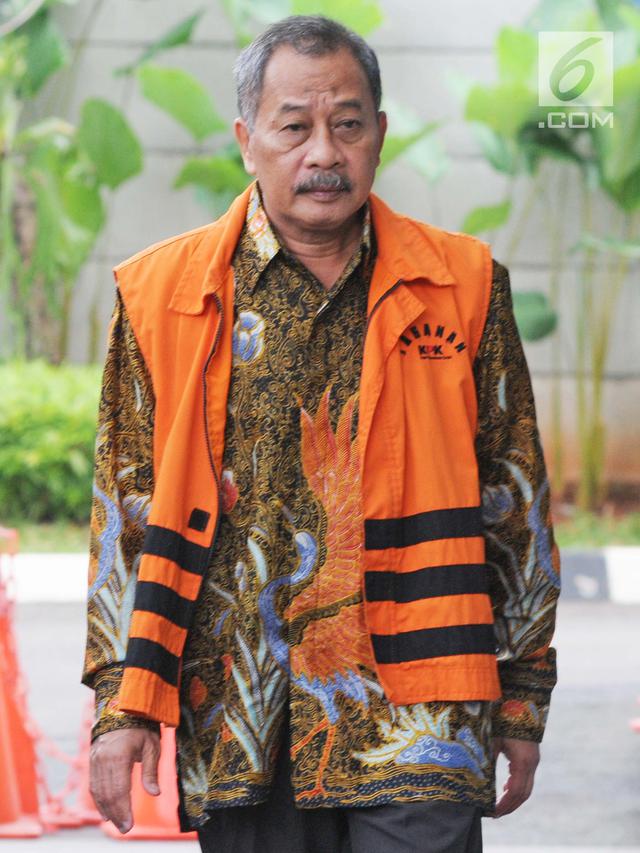 Pemeriksaan Tersangka Hakim Sudiwardono