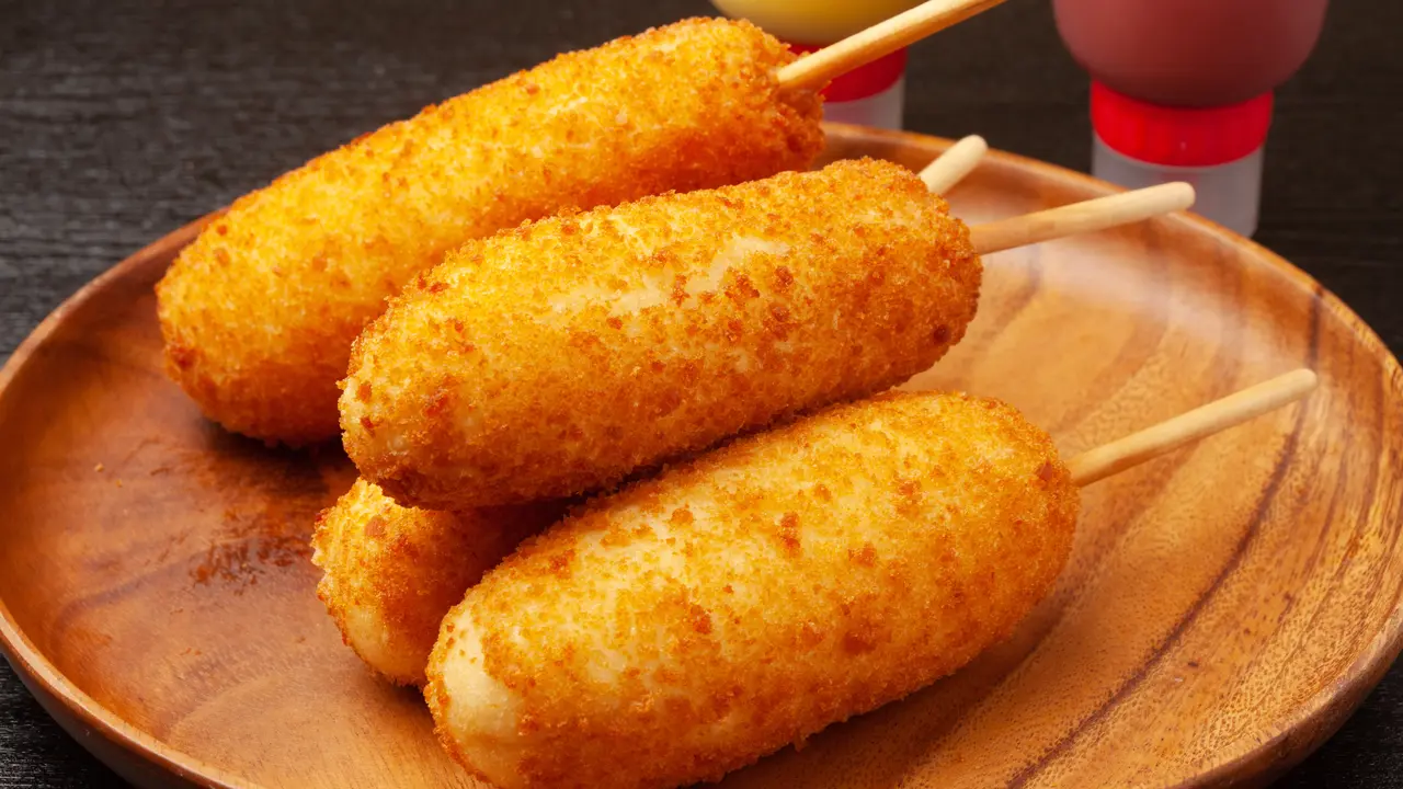 resep corn dog mozarella