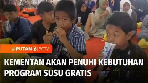 VIDEO: Kementan akan Penuhi Kebutuhan Program Susu Gratis Prabowo-Gibran, Uji Coba Dilakukan