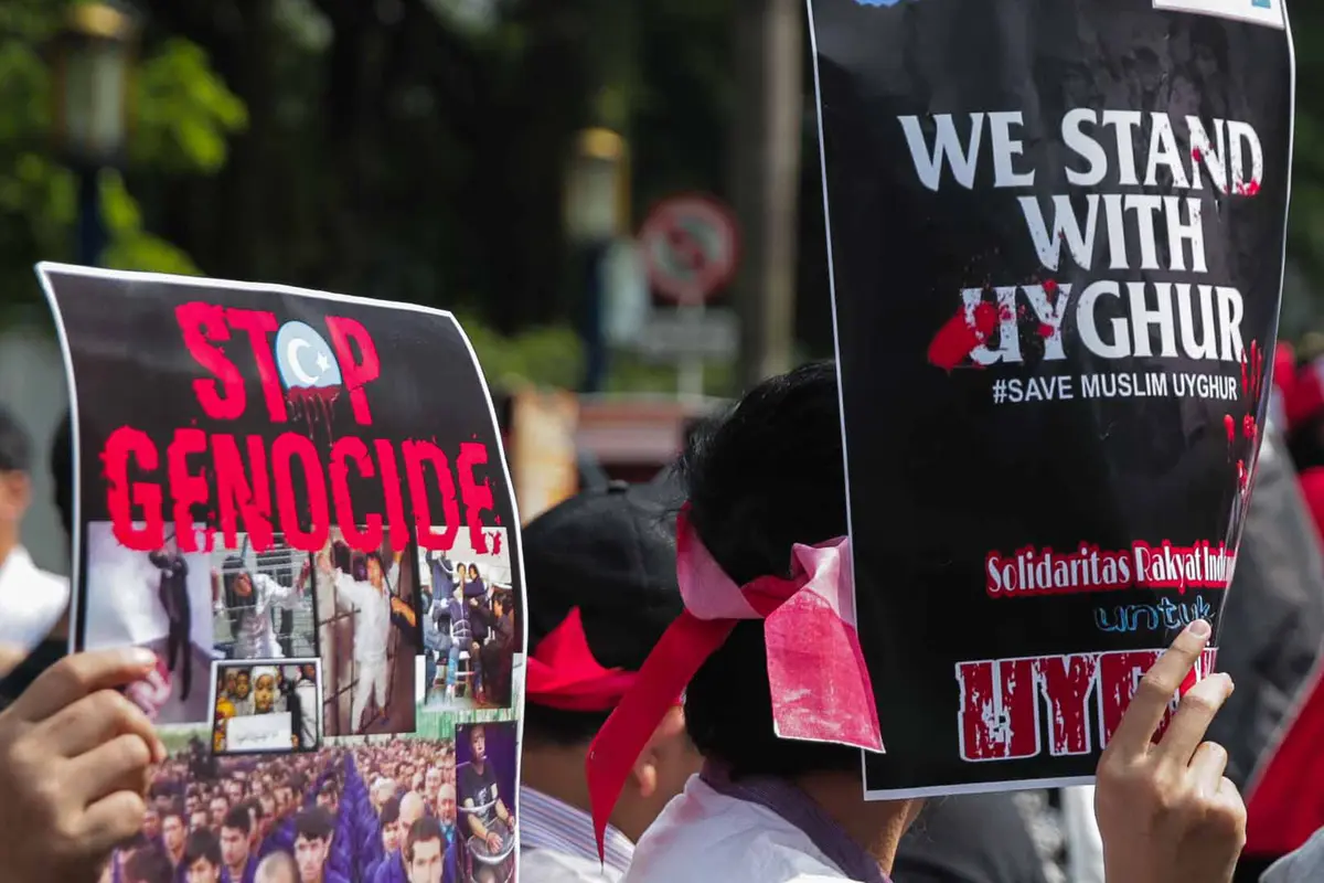 Aksi Solidaritas untuk Muslim Uighur