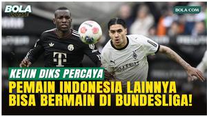 Kevin Diks optimistis akan ada pemain Indonesia lain yang menyusul jejaknya bermain di Bundesliga. Bek Borussia Monchengladbach itu menilai peluang terbuka lebar jika pemain Tanah Air berani bekerja keras, disiplin, dan mengambil langkah karier yang ...
