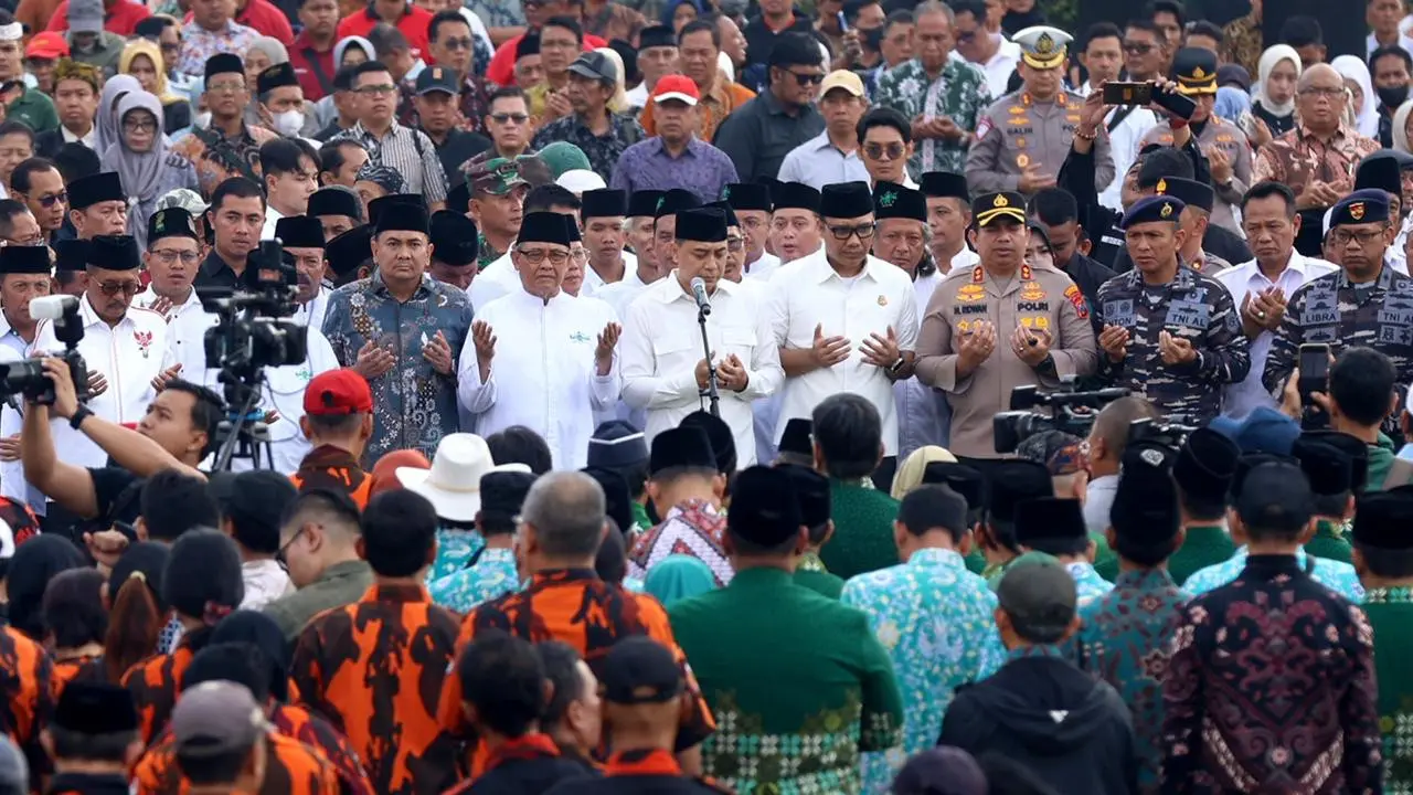 Ribuan Warga Kota Pahlawan Kompak! Ikrar Jogo Suroboyo dan Tolak Tindakan Anarkistis