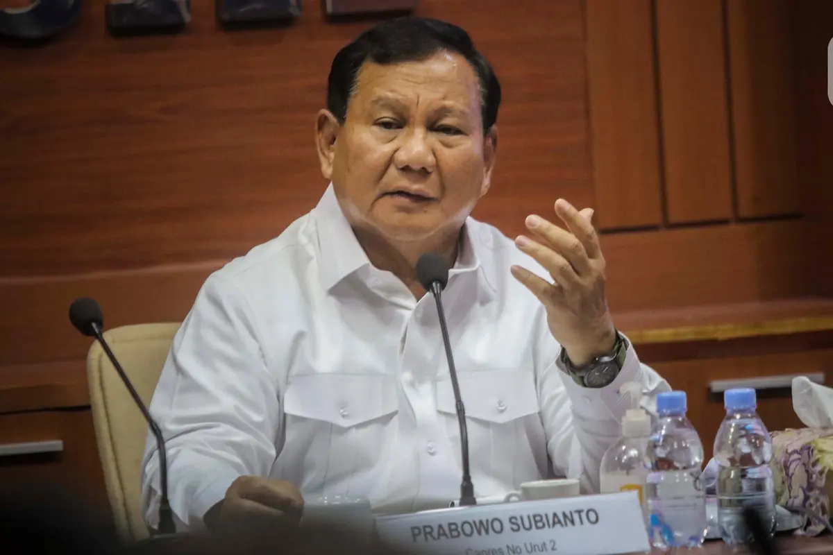 Prabowo Subianto Sampaikan Visi dan Misi di PWI Pusat