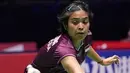 Di putaran selanjutnya, Gregoria Mariska Tunjung menghadapi pemenang duel Sim Yu-jin (Korea Selatan) vs Ranithma Liyanage (Sri Lanka). (AP Photo/Christophe Ena)