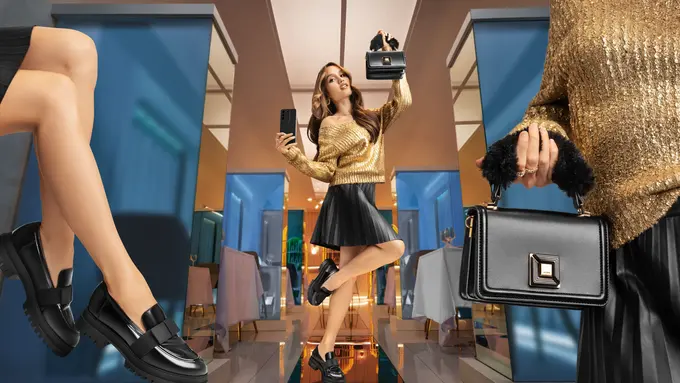 Kampanye ALDO untuk koleksi musim gugur 2023 'Own It. Heart It.'