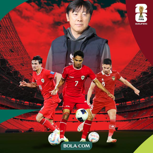 Kualifikasi Piala Dunia 2026 - Timnas Indonesia: STY Dikelilingi Sandy Walsh, Marselino Ferdinan, Nathan Tjoe-A-On
