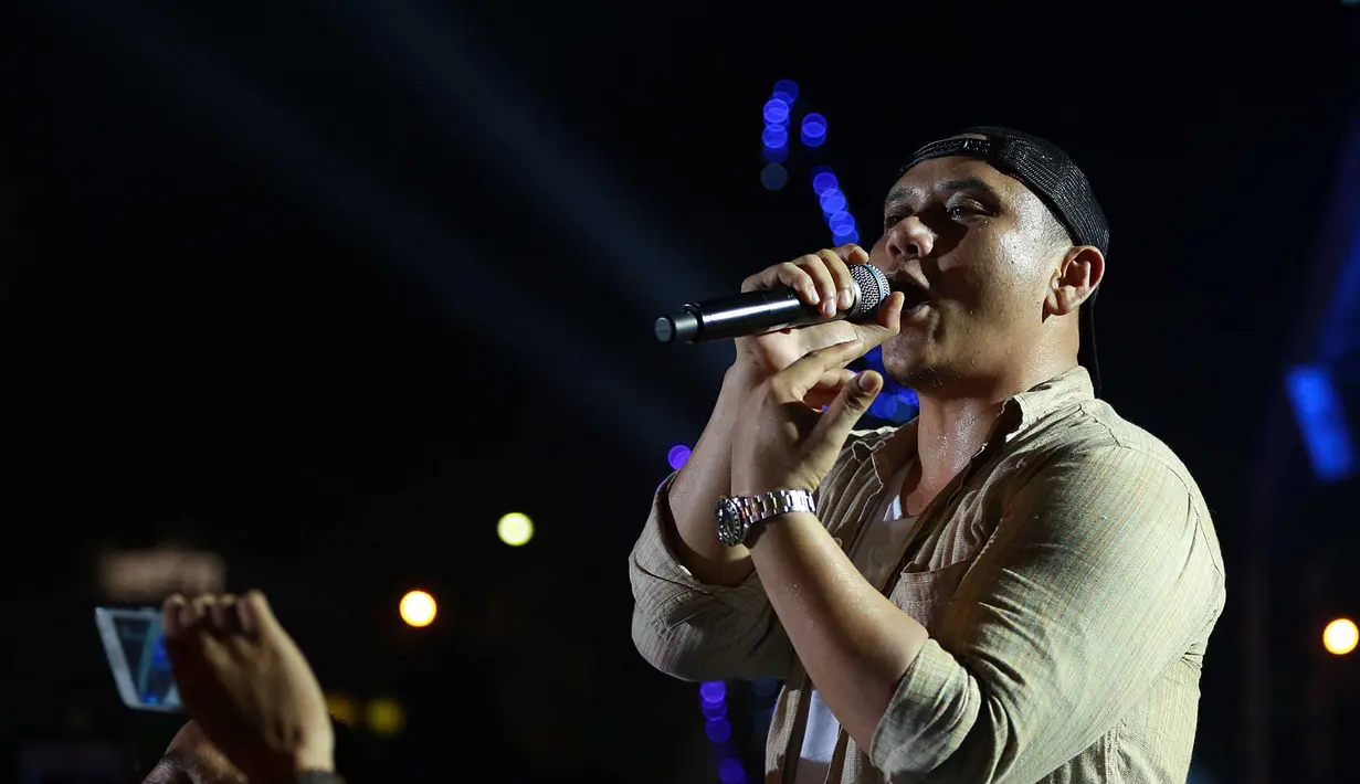 Musikimia saat tampil di Jakarta Fair. (Foto: Deki Prayoga/Bintang.com)