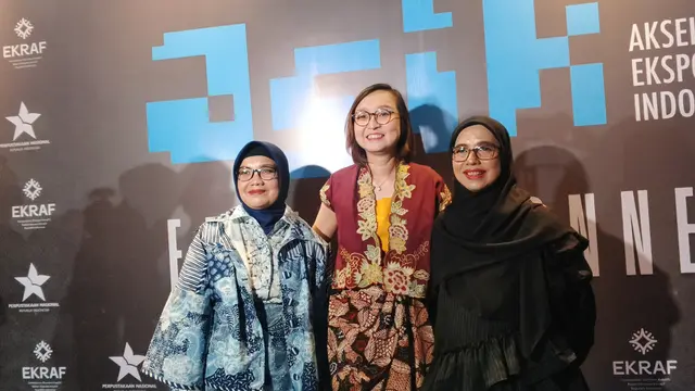 Penampilan jenama fesyen lokal di acara ASIK 2025 (Akselerasi Ekspor Kreasi Indonesia) (dok. Liputan6.com/Faqih Nuriman)