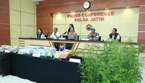 Berbagai Jenis Narkoba Ditemukan di Jatim, 2.382 Tersangka Diringkus