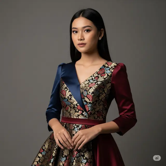 Model Baju Brokat Bangkok Terbaru. Foto: Gemini