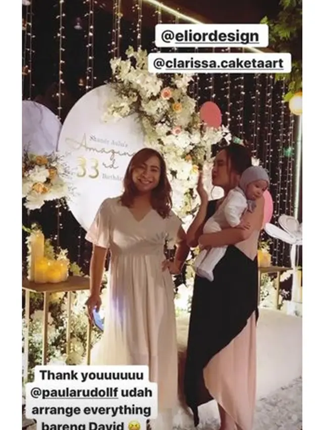 6 Momen Ulang Tahun Shandy Aulia, Dapat Kejutan Mewah dari Suami