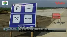 Proyek Tol Pejagan - Pemalang dikebut untuk persiapan jalur mudik Lebaran.