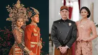 Lihat di sini beberapa potret gaya bucin Kaesang Pangarep dan Erina Gudono pakai baju adat.