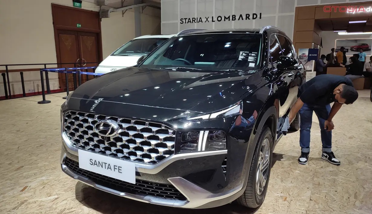 Hyundai Santa Fe merupakan sebuah mobil dari hyundai yang mengisi segmen SUV. Mobil ini ditenagai oleh mesin bensin 2.5L dengan kapasitas 2.497cc yang memungkinkan mobil ini menghasilkan tenaga hingga 177hp. Selain itu, mobil ini memiliki tampak depan yang stylish dengan lampu LED berbentuk "T" dan grill yang terlihat menyatu dengan lampu depan.