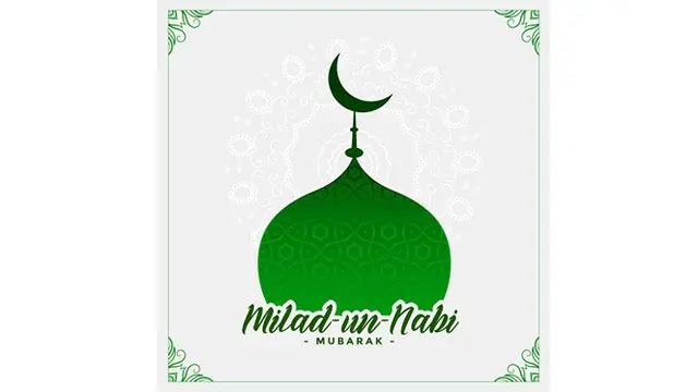 Ilustrasi Maulid Nabi (sumber: Freepik)