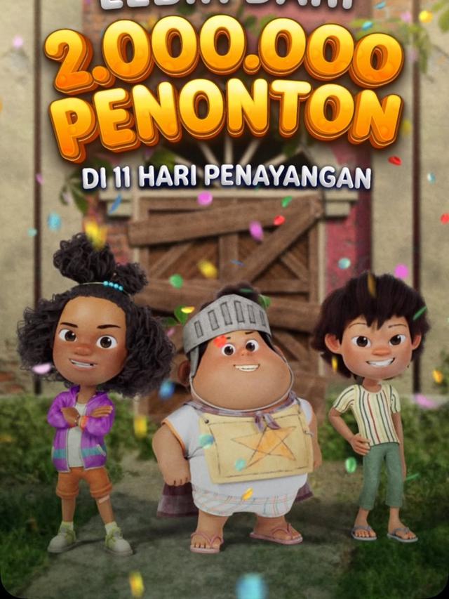 Film Jumbo tembus 2 juta penonton pada Kamis, 10 April 2025. (Foto: Dok. Istimewa)