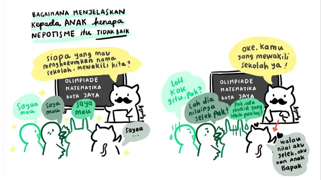 Nepotisme (Twitter @puty)