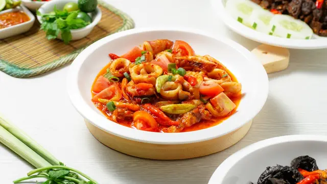 cumi asam manis pedas