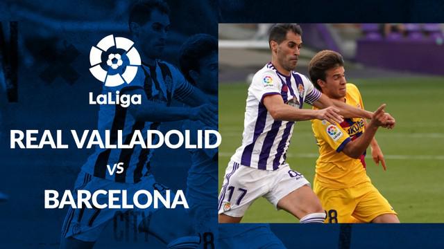 Berita motion grafis statistik Real Valladolid vs Barcelona pada lanjutan La Liga 2019-2020 pekan ke-36, Minggu (12/7/2020).