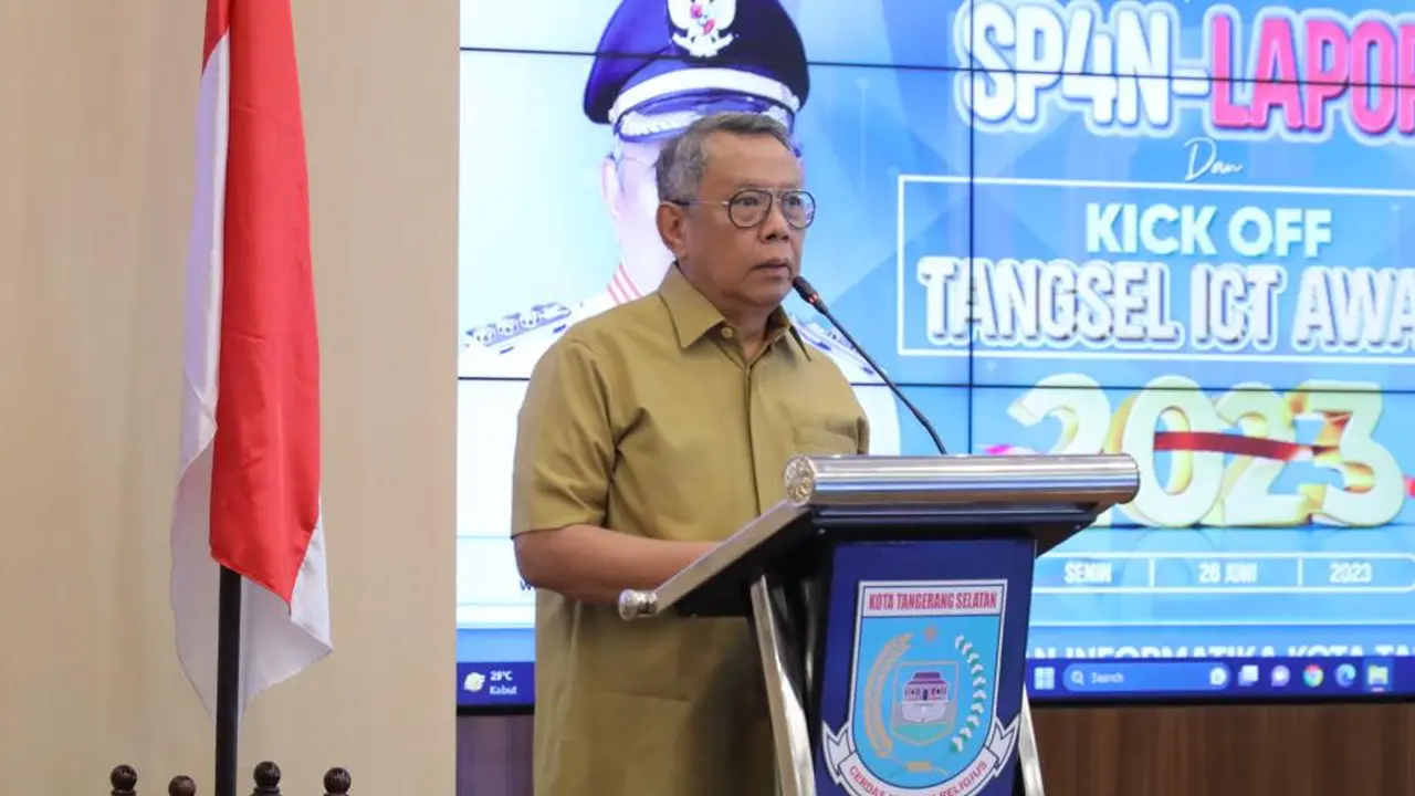 Dorong Lahirnya Inovasi dari Pelaku IT, Wali Kota Benyamin Launching Tangsel ICT Award 2023