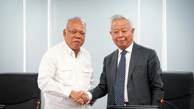 Otorita Ibu Kota Nusantara (IKN) bertemu dengan Presiden dan Ketua Dewan Direksi Asian Infrastructure Investment Bank (AIIB), He Jin Liqun. (Foto: istimewa)