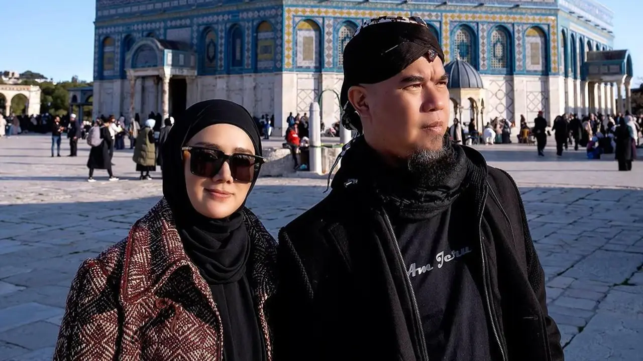 Momen Mulan Jameela dan Keluarga saat Kunjungi Masjid Al Aqsa di Palestina, Curi Perhatian
