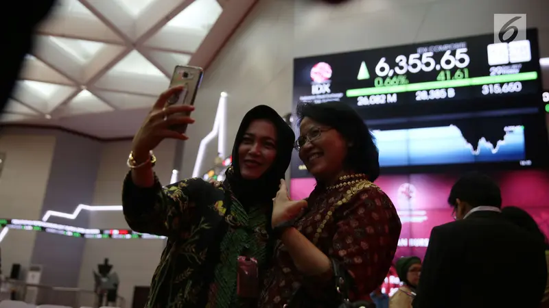 Akhir tahun 2017, IHSG Ditutup di Level 6.355,65 poin