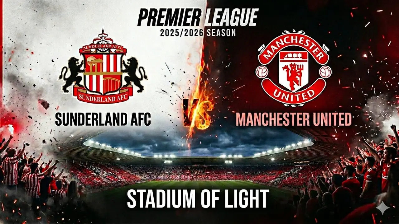 Sunderland vs Manchester United, Premier League