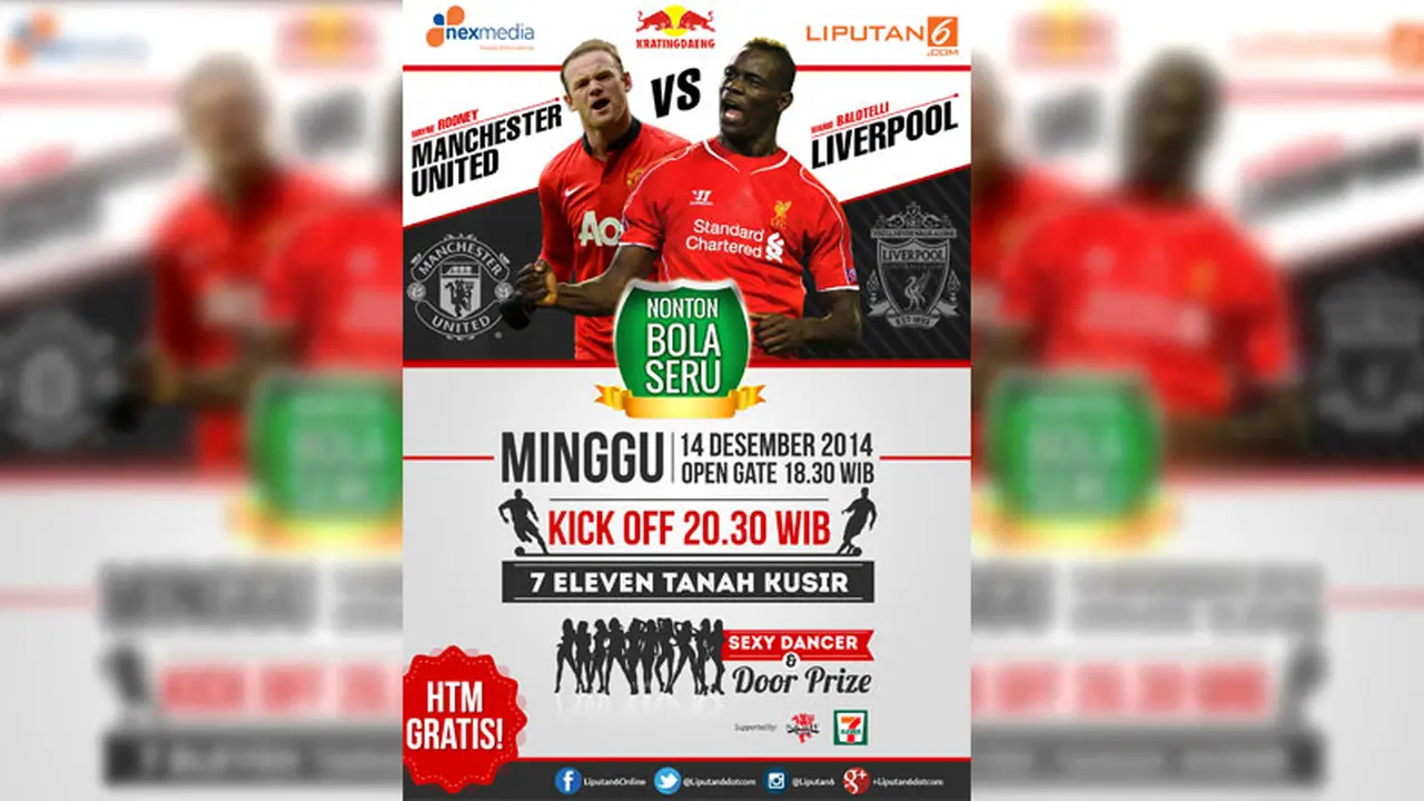 Nonton Bareng Manchester United vs Liverpool bersama Liputan6.com