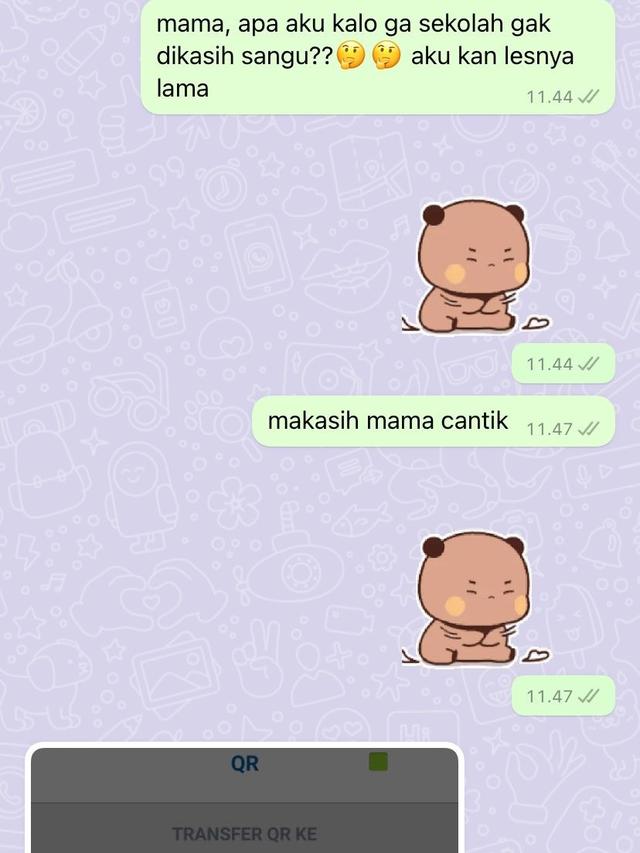 6 Chat Ibu Langsung Peka Kirim Uang ke Anaknya Ini Bikin Senyum-Senyum