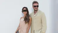 David dan Victoria Beckham di show Jacquemus. Foto: Instagram.