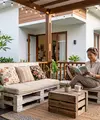 Ide Pojok Santai di Teras Rumah untuk Working Mom (AI Generated)