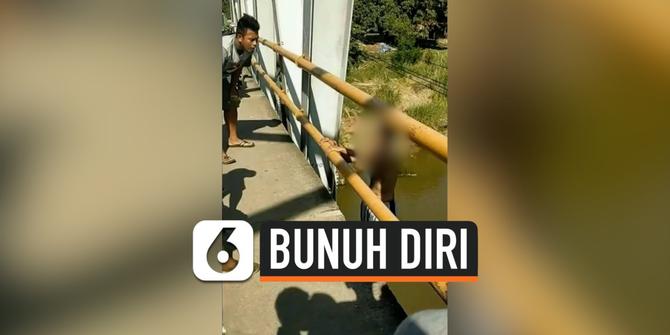 VIDEO: Pria Tanpa Identitas Loncat dari Jembatan. Jenazah Dtemukan Dua Jam Kemudian