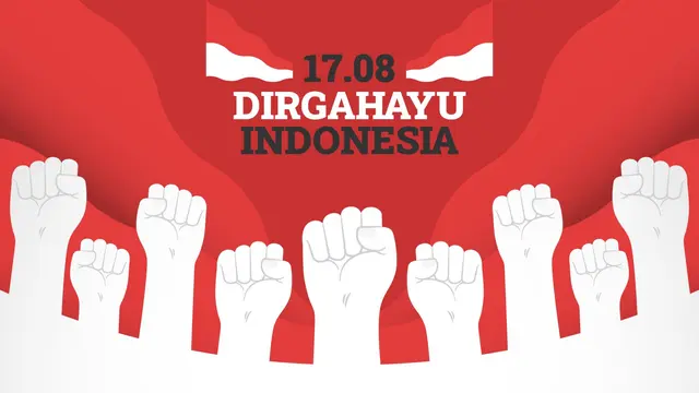 Ilustrasi HUT RI, Kemerdekaan Indonesia, dirgahayu Indonesia