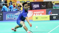 Anthony Sinisuka Ginting menjadi penentu langkah Indonesia ke semifinal Kejuaraan Bulutangkis Asia Beregu 2018. Anthony mengalahkan Kazumasa Sakai 21-23, 21-17, 21-17, Jumat (9/2/2018). (PBSI)