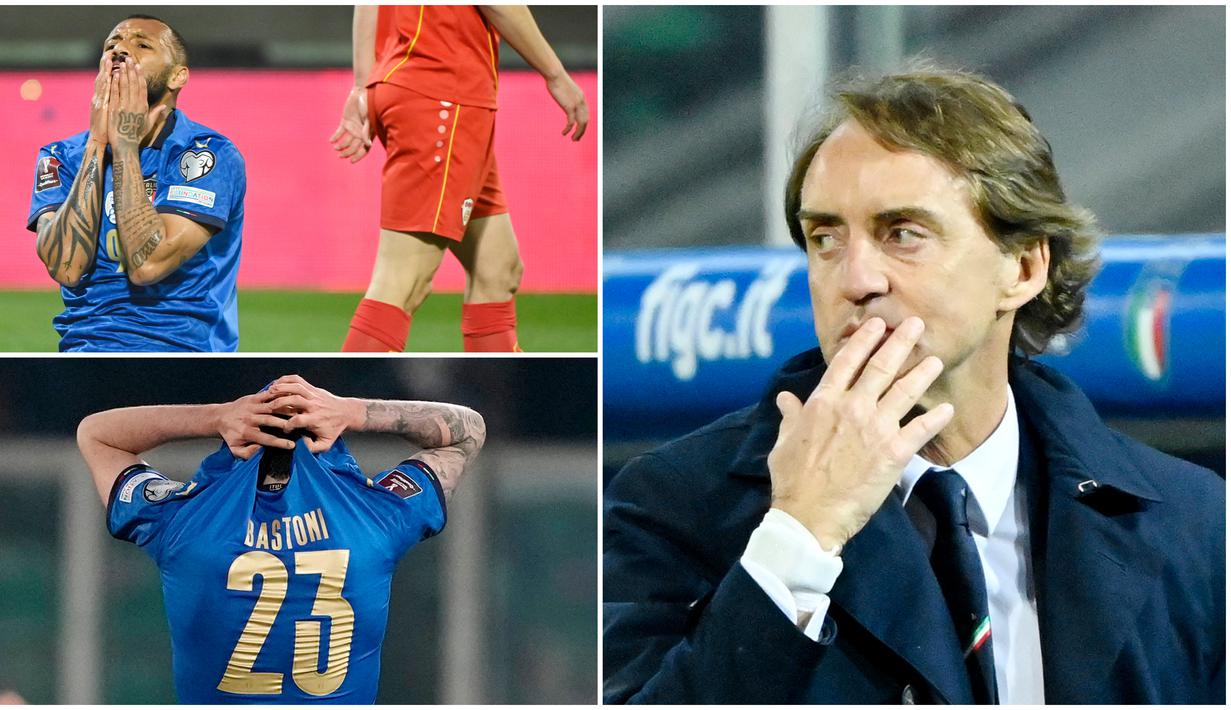 Timnas Italia secara mengejutkan takluk 0-1 dari Makedonia Utalia pada laga semifinal Patch C play-off Piala Dunia 2022. Kekalahan tersebut sekaligus membuat Gli Azzurri kembali gagal tampil di Piala Dunia.