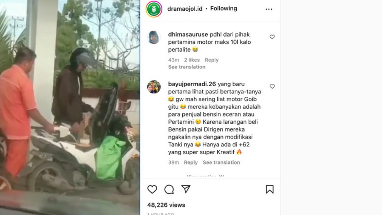Kecurangan salah seorang saat mengisi bensin