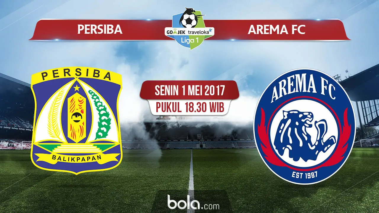 Liga 1_Persiba Balikpapan Vs Arema FC