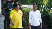 Airlangga mengakui dirinya sempat berbicara empat mata dengan Jokowi. Ketua Dewan Pengarah Tim Kampanye Nasional (TKN) Prabowo Subianto-Gibran Rakabuming Raka itu juga membenarkan sempat membahas soal Pilpres 2024. (Instagram/golkar.indonesia)