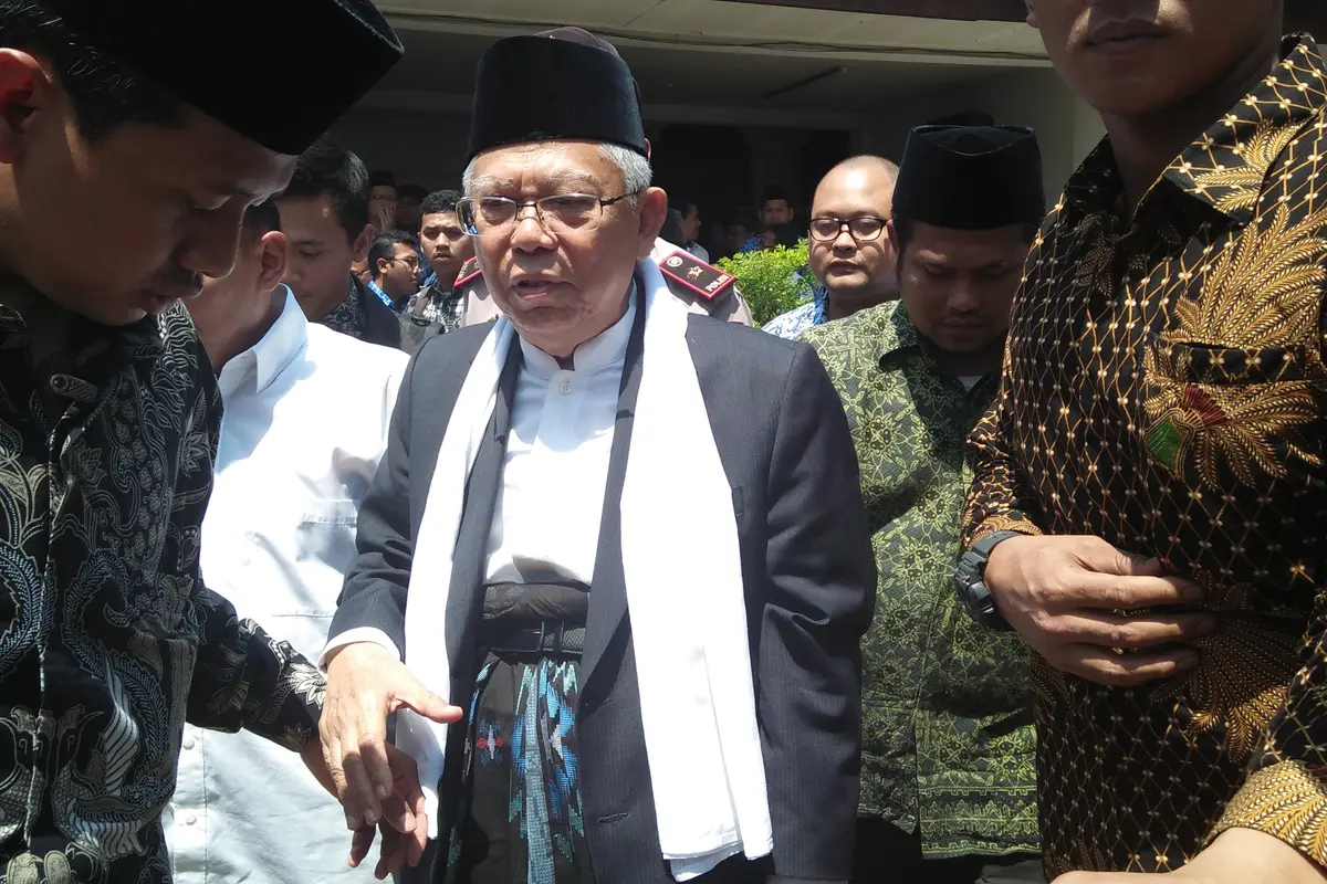 Bakal calon wakil presiden Ma'ruf Amin mendatangi kampus Untirta Banten