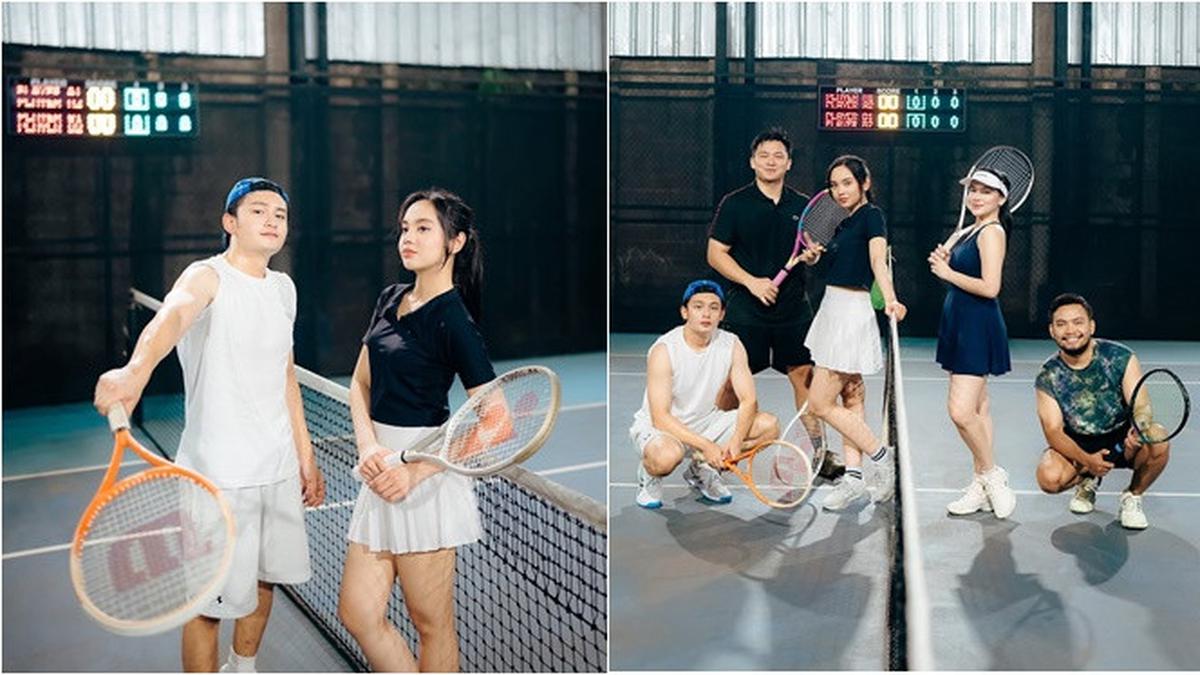 6 Potret Lyodra dan Randy Martin Main Tenis, Kompak Bareng Davina Karamoy