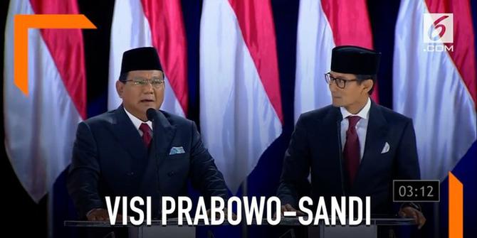 VIDEO: Visi Prabowo-Sandi tentang Ekonomi dan Kesejahteraan Sosial, Keuangan, Investasi, serta Industri