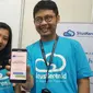 Situskeren.id adalah start up asal Yogyakarta yang menawarkan kemudahan dalam mempercantik tampilan website bisnis UMKM. (Liputan6.com/ Switzy Sabandar)