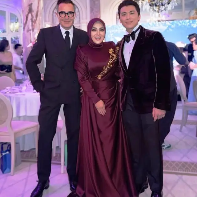 Hadiri Acara Gala Dinner di Cannes, Syahrani Foto Bareng Petinggi Hermes, Michale Coste