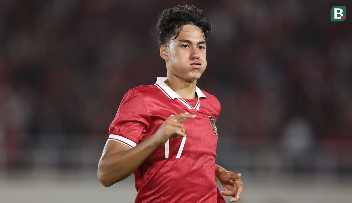<p>Selebrasi pemain Timnas Indonesia U-23, Rafael William Struick setelah mencetak gol ke gawang Chinese Taipei U-23 dalam pertandingan Grup K Kualifikasi Piala Asia U-23 2024 di Stadion Manahan, Solo, Sabtu (9/9/2023). (Bola.com/Arief Bagus)</p>