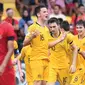 Timnas Indonesia U-16 harus mengakui keunggulan Australia pada perempat final Piala Asia U-16 2018. (AFC)