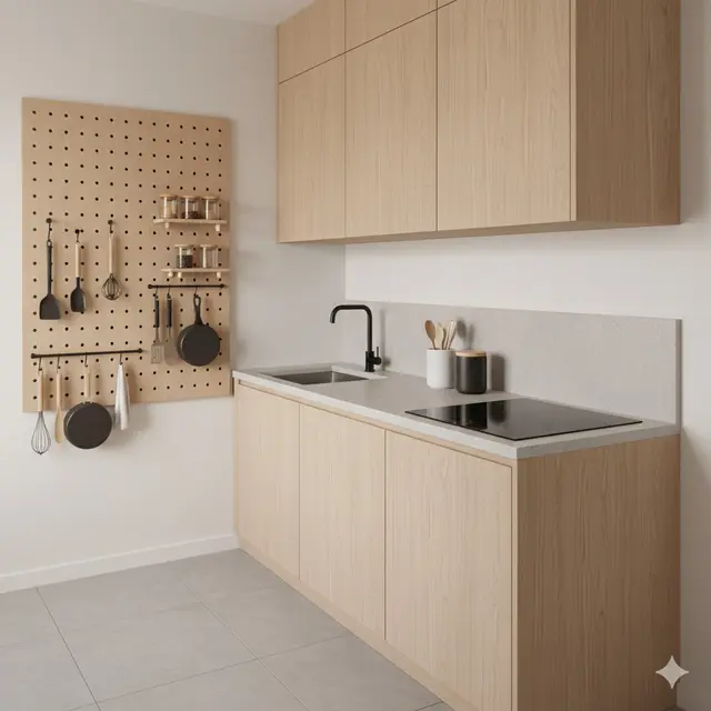 Dapur Rumah Kecil 2x2 Meter Gaya Japandi