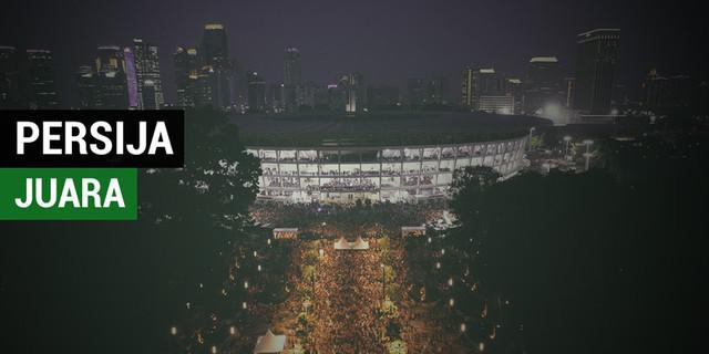 VIDEO:  Persija Juara, Gelora Bung Karno Kembali Jadi Saksi