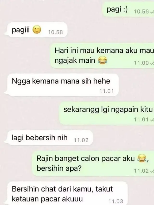 6 Jawaban Absurd Saat Ditanya Lagi Apa di Chat Ini Kocak