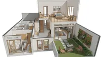 9 Gambar Rumah Minimalis 3 Kamar Tidur dengan Halaman Belakang, Inspirasi Hunian Nyaman